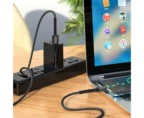 Дата кабель Hoco X71 "Especial" Type-C (1m) Черный