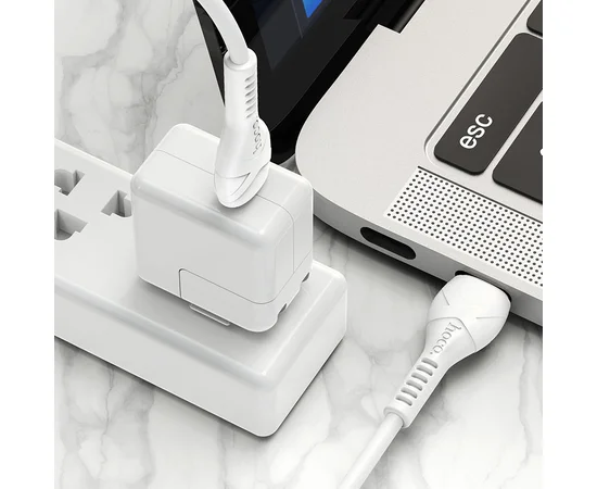 Дата кабель Hoco X55 Trendy Type-C to Lightning (1m) White