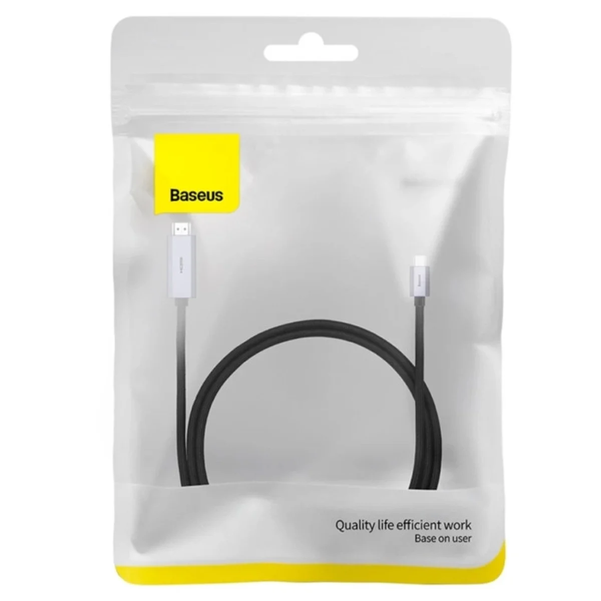 Дата кабель Baseus HDMI High Definition Series Graphene Type-C To 4KHDMI (2m) (WKGQ) Black