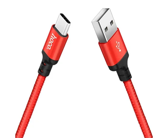 Дата кабель Hoco X14 Times Speed USB to Type-C (1m) Червоний