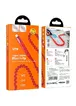 Дата кабель Hoco U78 "Cotton treasure elastic" lightning (1.2М) Красный