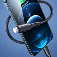 Дата кабель USAMS US-SJ500 U68 USB to Lightning (1m) Черный