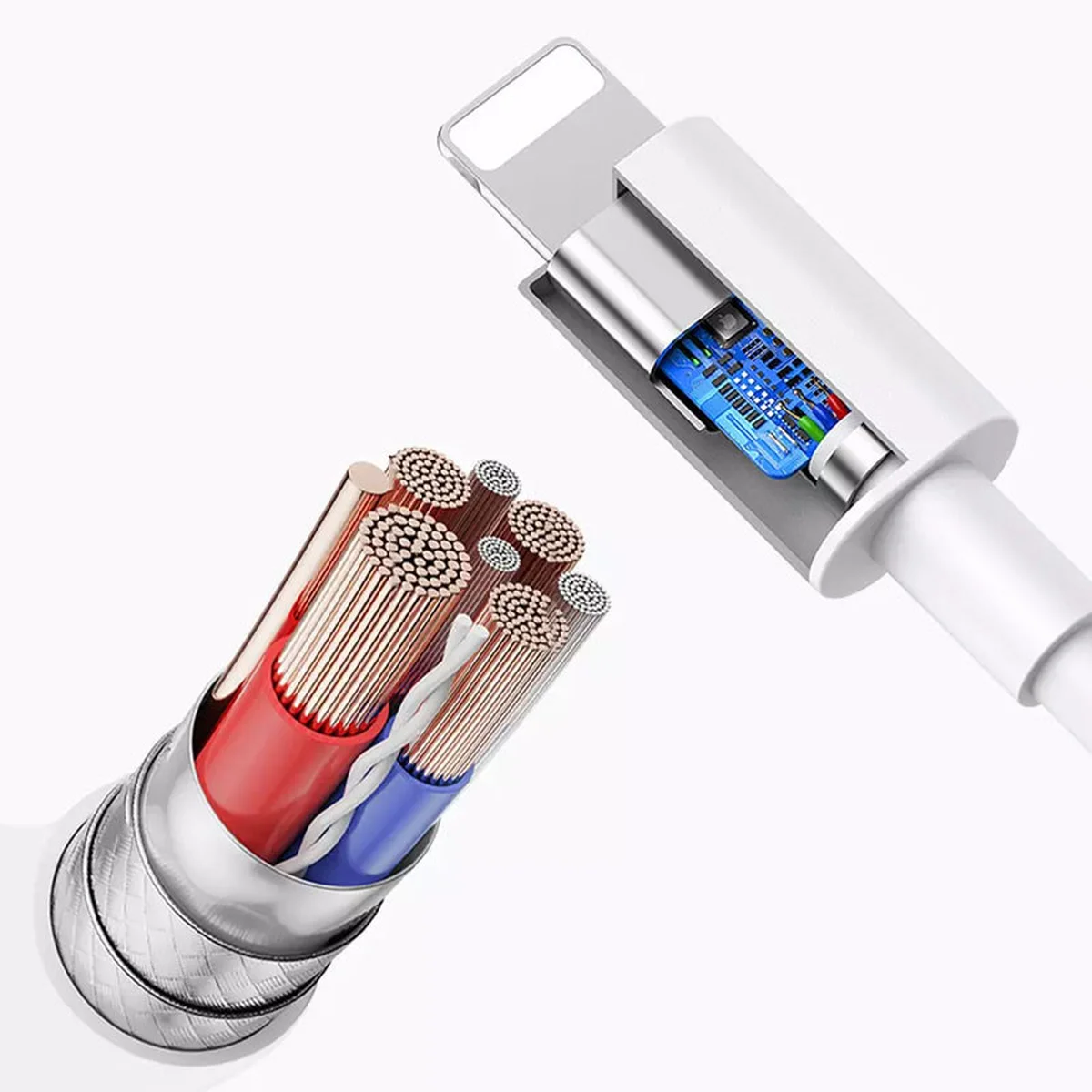 Дата кабель WIWU Youpin G90 Type-C to Lightning (1m) Білий