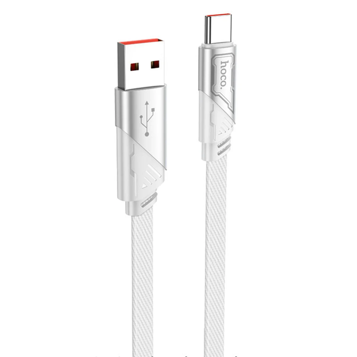 Дата кабель Hoco U119 Machine charging data USB to Type-C 5A (1.2m) Gray