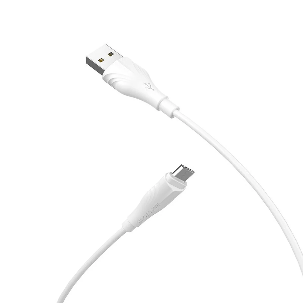 Дата кабель Borofone BX18 Optimal USB to MicroUSB (3m) Белый