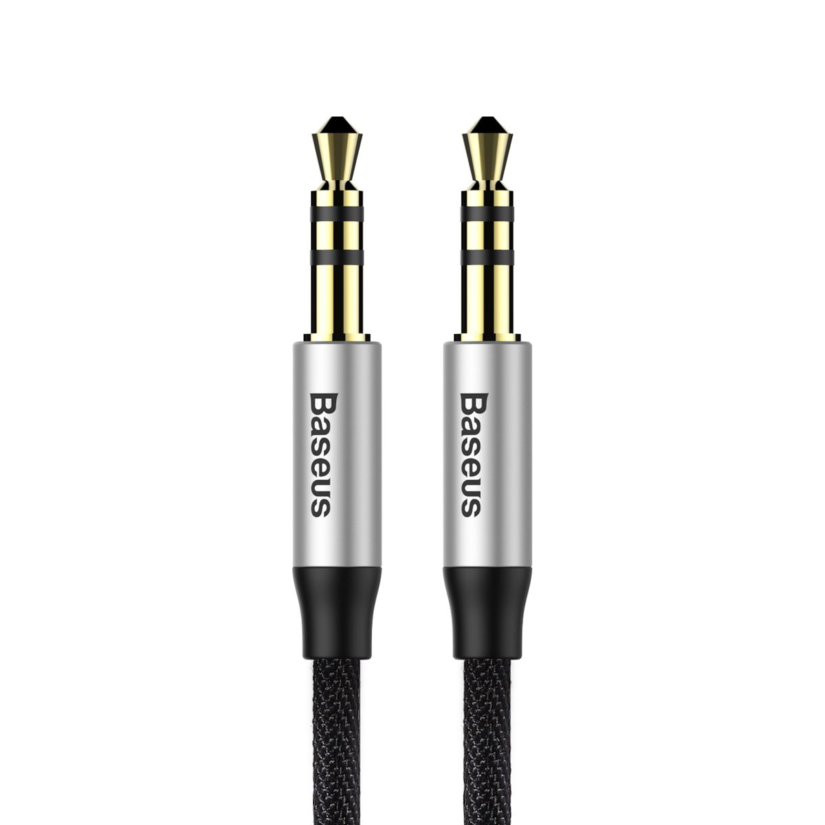 Аудио кабель Aux Baseus Yiven M30 (1m) (CAM30) Черный / Серебряный