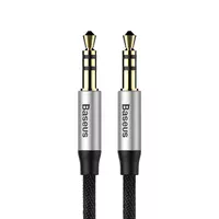 Аудио кабель Aux Baseus Yiven M30 (1m) (CAM30) Черный / Серебряный