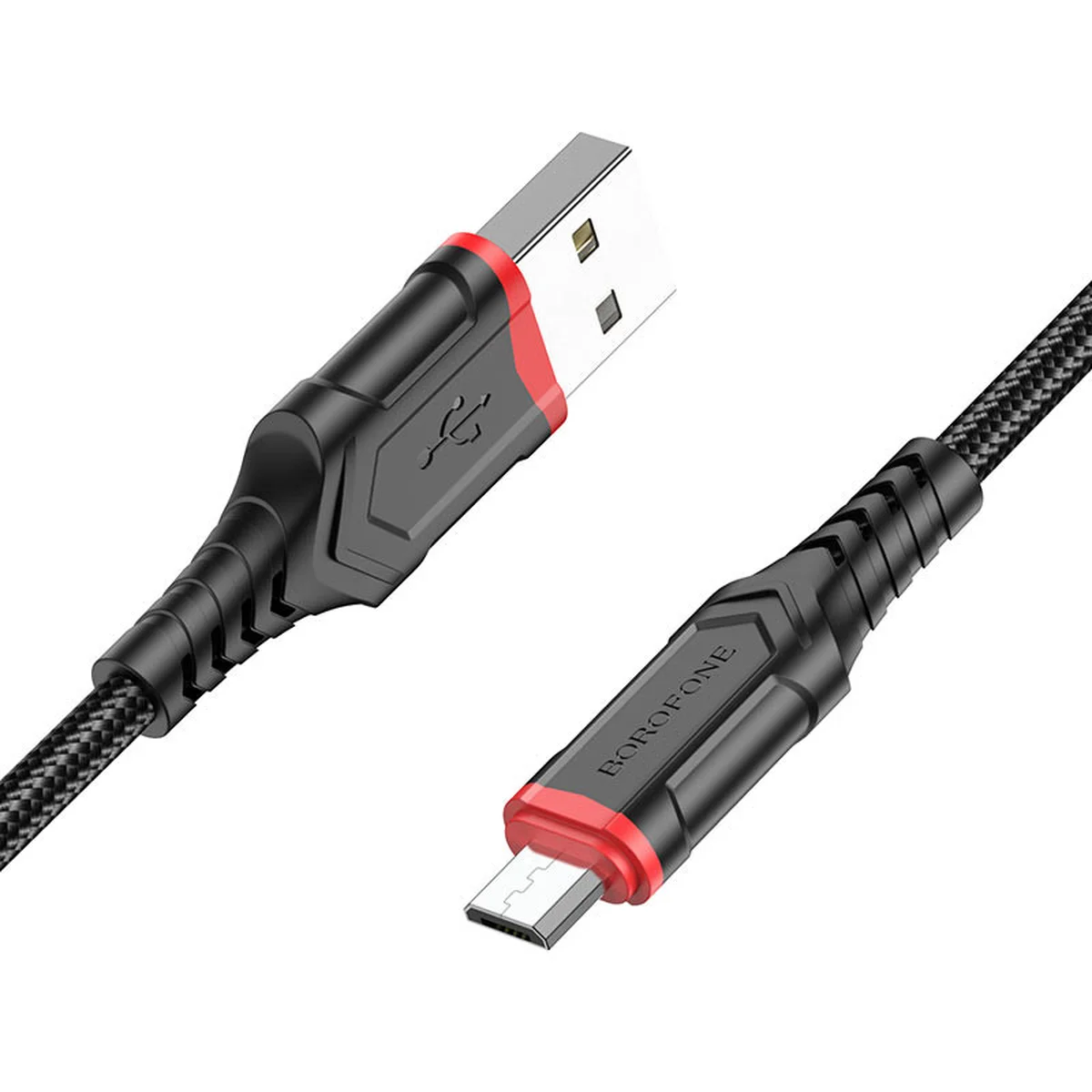 Дата кабель Borofone BX67 USB to MicroUSB (1m) Черный