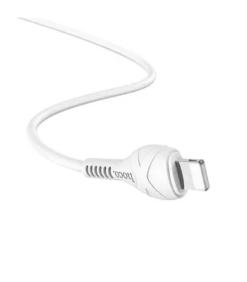 Дата кабель Hoco X37 "Cool power" Lightning (1m) Білий