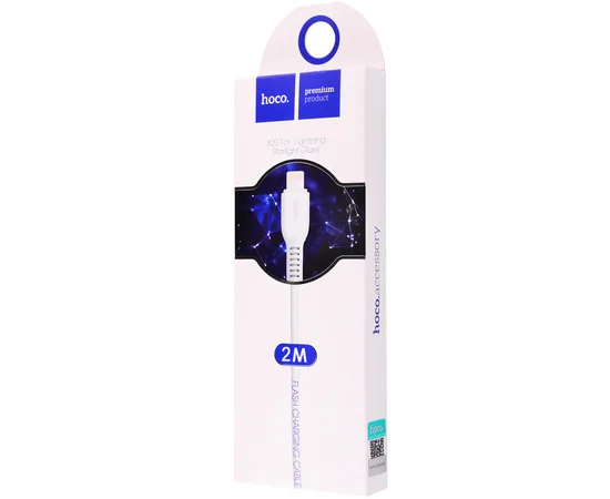 Дата кабель Hoco X20 Lightning (2m) Белый