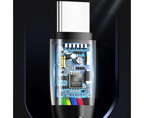 Дата кабель Usams US-SJ366 U35 USB to Type-C (1m) Black