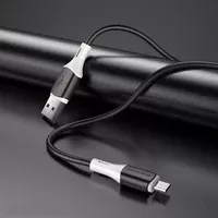 Дата кабель Borofone BX79 USB to MicroUSB (1m) Черный