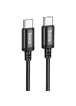 Дата кабель Hoco X89 Wind 60W Type-C to Type-C (1m) Black