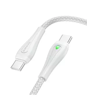 Дата кабель Borofone BX100 Advantage 60W Type-C to Type-C Gray
