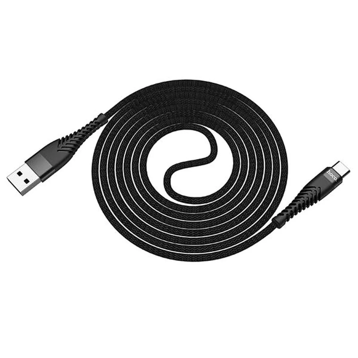 Дата кабель Hoco UD02 "Grandiose" Type-C (1m) Черный