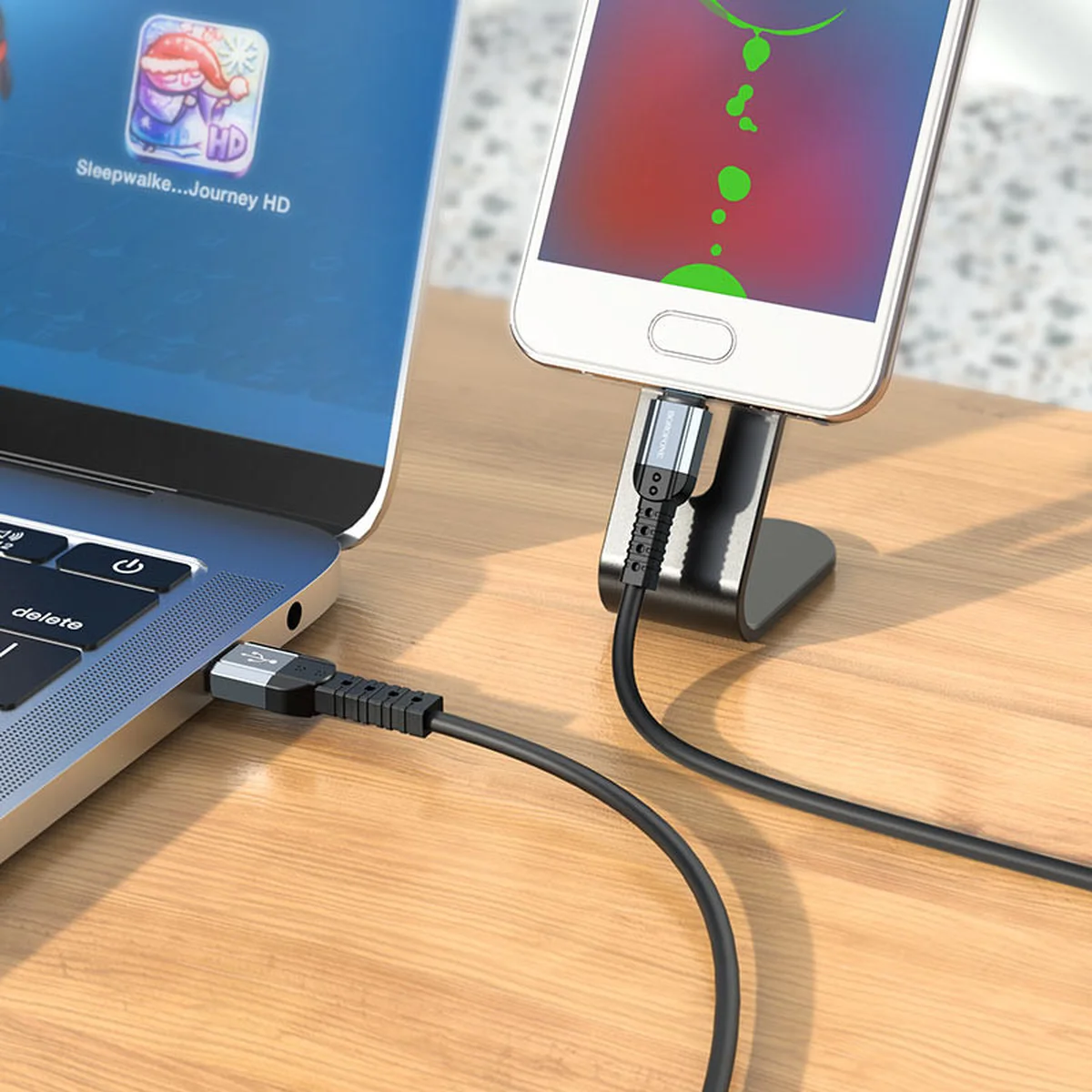 Дата кабель Borofone BX64 Special USB to MicroUSB (1m) Черный