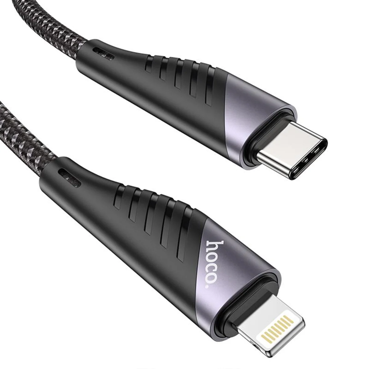 Дата кабель Hoco U95 Freeway 4in1 USB/Type-C to Type-C/Lightning 60W (1.2m) Black