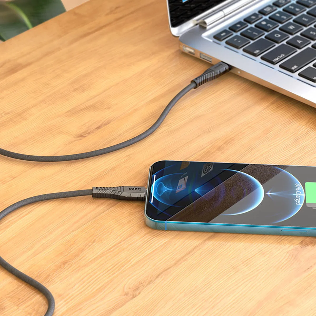 Дата кабель Hoco X67 "Nano" USB to Lightning (1m) Черный
