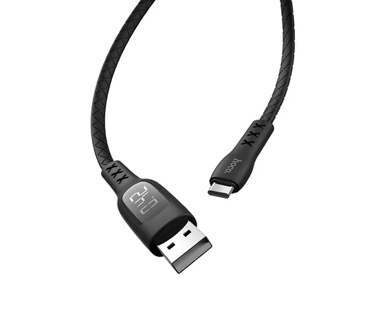Дата кабель Hoco S6 Sentinel USB to Type-C (1.2m) Черный