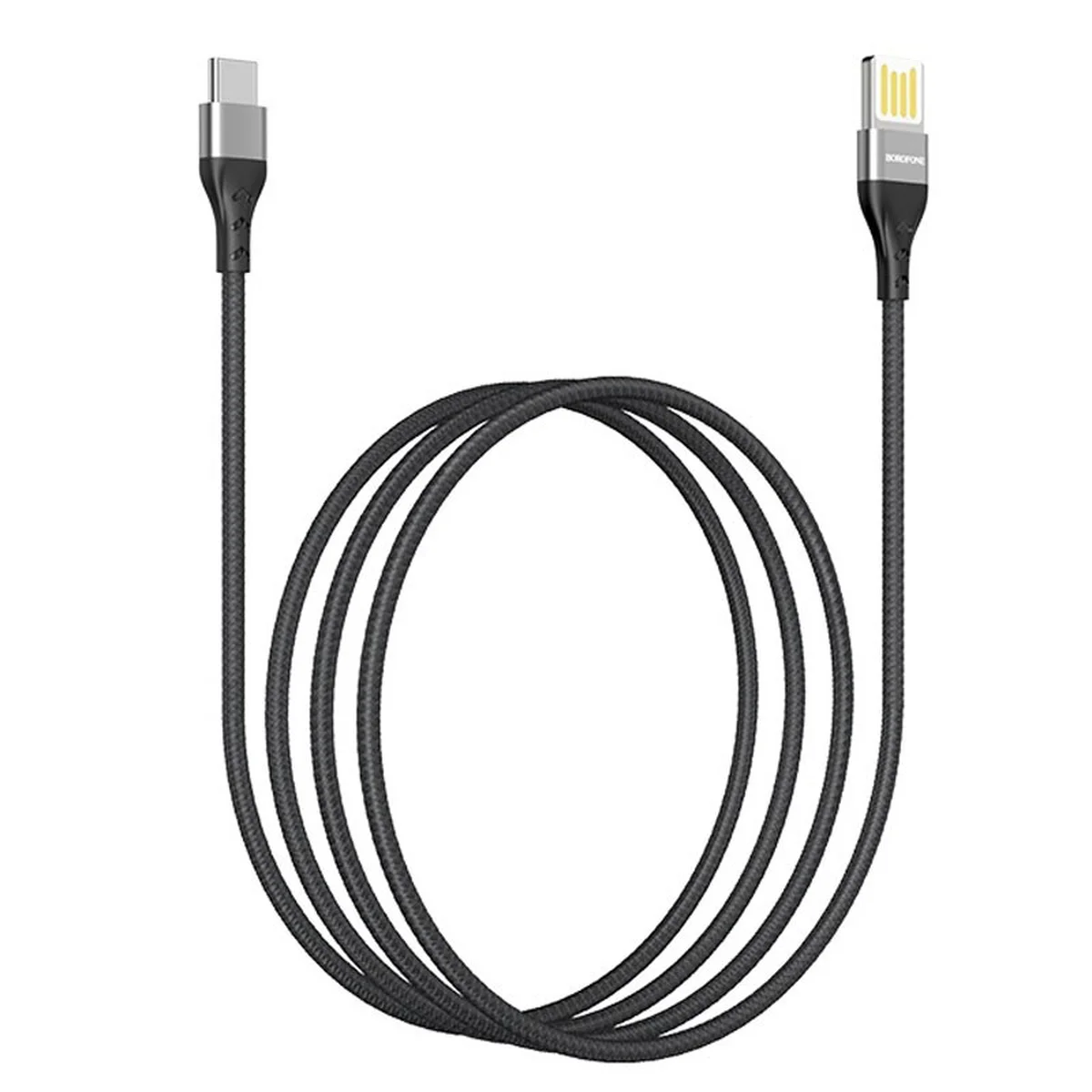 Дата кабель Borofone BU11 Tasteful USB to Type-C (1.2m) Черный
