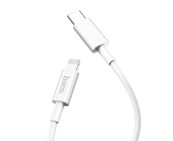 Дата кабель Hoco X36 Swift PD Type-C to Lightning Cable (1m) Белый