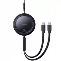 Дата кабель Baseus Bright Mirror Series Type-C to Type-C/Type-C 100W (1m) (P10318602111) Cluster Black