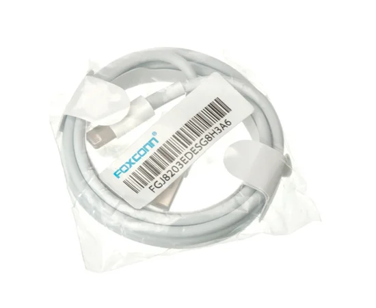 Дата кабель Foxconn для Apple iPhone USB to Lightning (AAA grade) (1m) Белый