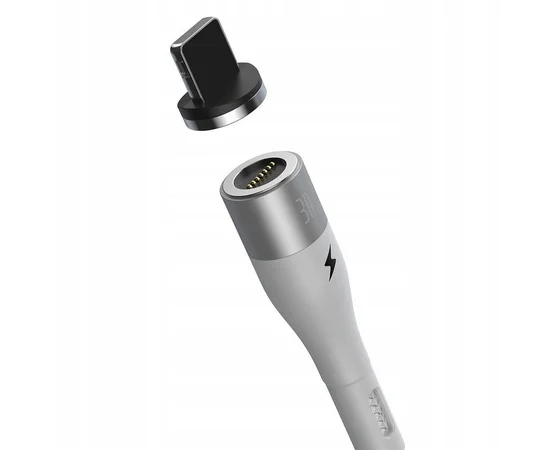 Дата кабель Baseus Zinc Magnetic Lightning 2.4A (1m) (CALXC-K) Белый