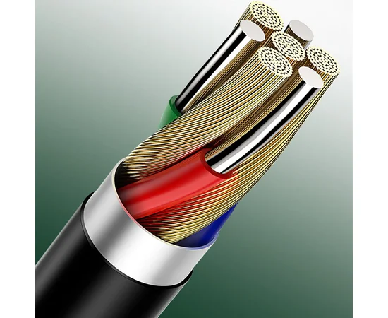 Дата кабель USAMS US-SJ406 U43 Type-C to Lightning PD Fast Charging (1.2m) Чорний