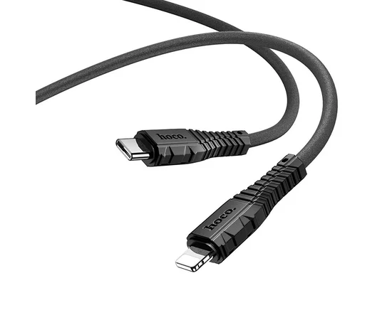 Дата кабель Hoco X67 "Nano" USB to Lightning (1m) Чорний