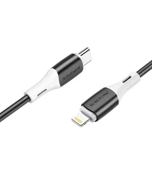 Дата кабель Borofone BX79 Type-C to Lightning (1m) Черный Дата кабель Borofone BX79 Type-C to Lightning (1m) Черный