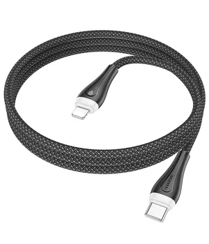 Дата кабель Borofone BX100 Advantage 27W Type-C to Lightning Black
