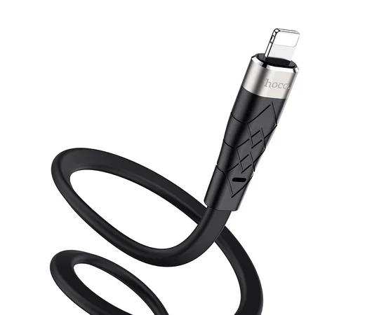 Дата кабель Hoco X53 "Angel" USB to Lightning (1m) Чорний