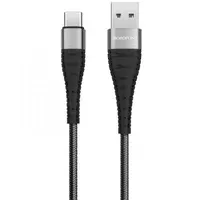 Дата кабель Borofone BX32 USB-Minificient Type-C (1m) Black
