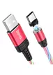 Дата кабель Hoco U90 "Ingenious streamer" Type-C (1m) Красный