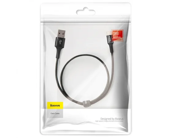 Дата кабель Baseus Halo Data Type-C 3A (1m) Черный