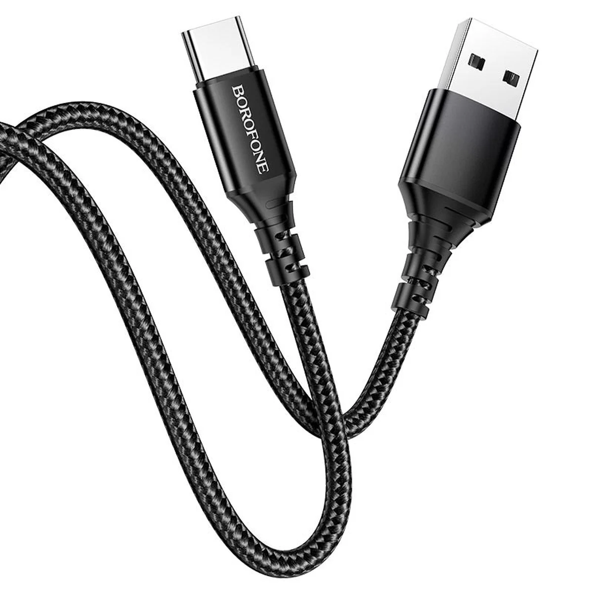 Дата кабель Borofone BX54 Ultra bright USB to Type-C (1m) Чорний