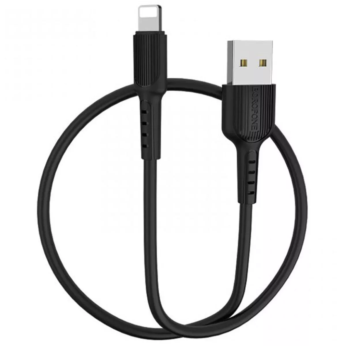Дата кабель Borofone BX16 USB to Lightning (1m) Черный