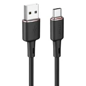 Дата кабель Acefast C2-04 USB-A to USB-C zinc alloy silicone (1m) Black