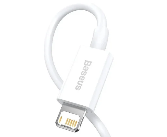 Дата кабель Baseus Superior Series Fast Charging Lightning Cable 2.4A (1.5m) (CALYS-B) Белый