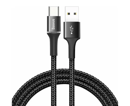 Дата кабель Baseus Halo Data Type-C 3A (1m) Черный