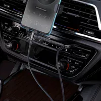 Аудіо кабель Aux Hoco UPA19 3.5mm to Type-C (1m) Black