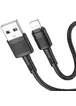 Дата кабель Hoco X83 Victory USB to Lightning (1m) Black