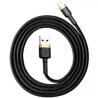 Дата кабель Baseus Cafule Lightning Cable 1.5A (2m) (CALKLF-C) Золотой / Черный