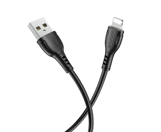 Дата кабель Borofone BX51 Triumph USB to Lightning (1m) Чорний