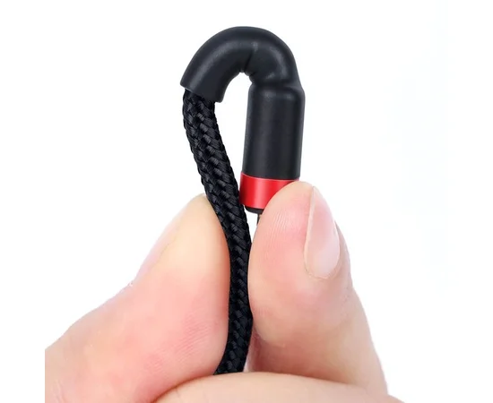Дата кабель Baseus Cafule Type-C to Type-C Cable PD 2.0 60W (1m) (CATKLF-G) Чорний / Червоний