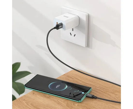Дата кабель Hoco X89 Wind USB to Lightning (1m) Black