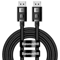 Дата кабель Baseus High Definition DP 8K to DP 8K (2m) (B00633706111-02) Cluster Black