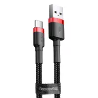Дата кабель Baseus Cafule Type-C Cable 2A (2m) Black / Red
