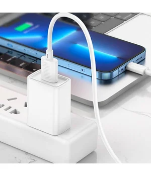 Дата кабель Hoco X88 Gratified USB to Lightning (1m) White